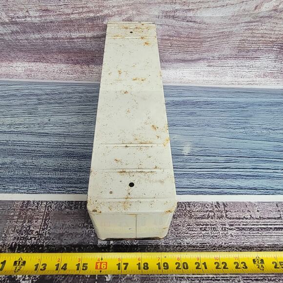Vintage Nylint pressed steel Schoeps ice cream semi trailer white and orange - Picture 7 of 15